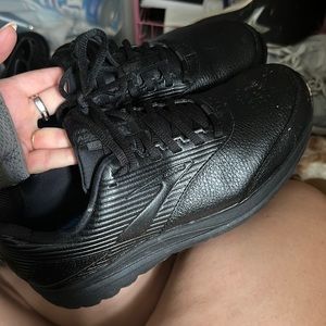 Brooks nonslip ortho shoes.